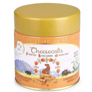 Biscuit au fromage de yak, citrouille et graines de lin - Cheesecuits - La Patte Verte