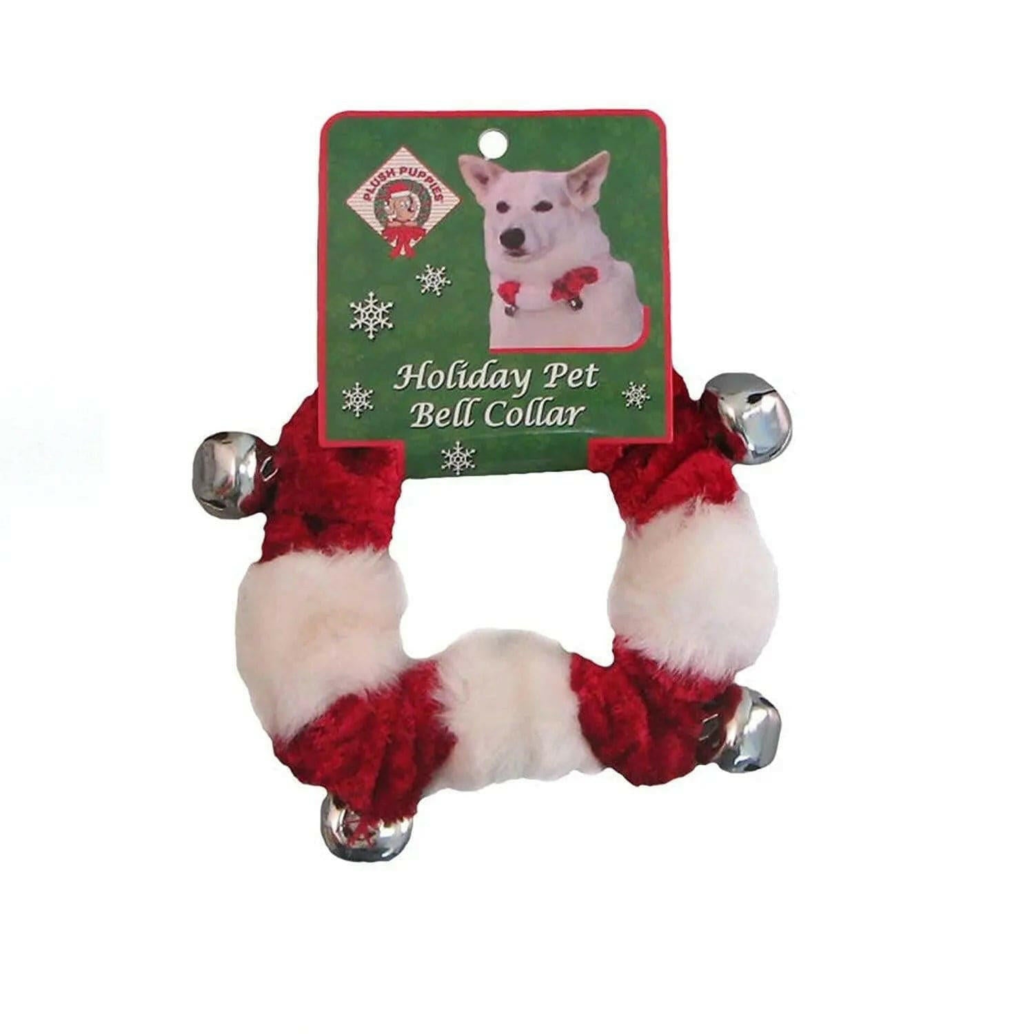 Dog christmas collar with sales bells
