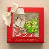 Coffret Biscuits de Noël Artisanal pour Chien  – Dolci Impronte