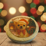 Biscuit de Noël de Luxe pour Chien avec Motif Chihuahua