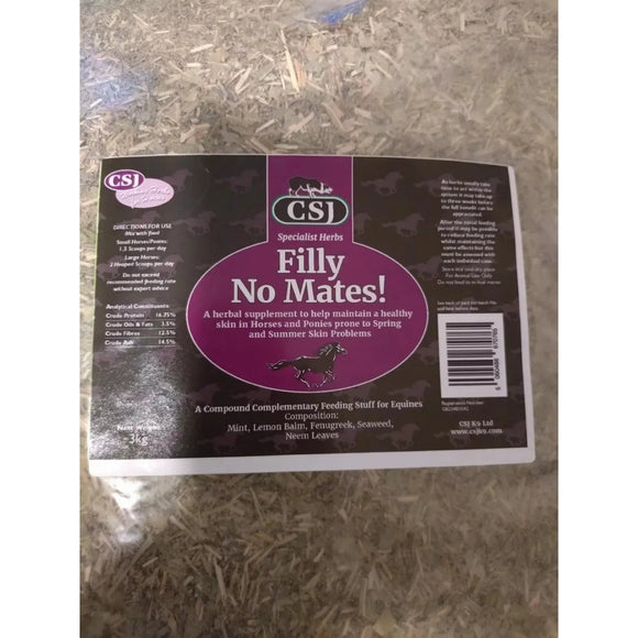 Antiparasitaires naturel pour chevaux 'Filly no Mates' 3kg - La Patte Verte