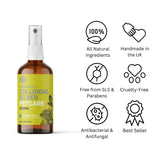Argent colloïdal spray pour chien & chat antibactérien de 10PPM - La Patte Verte