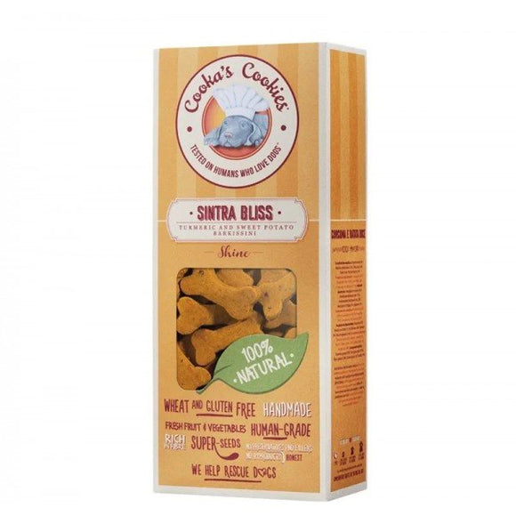 Biscuits à la patate douce et au curcuma pour chiens – cooka's cookies - La Patte Verte