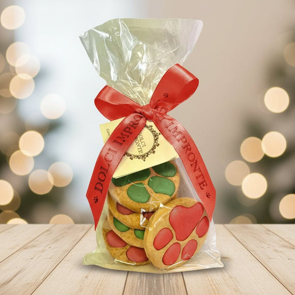 Biscuits artisanaux de Noël pour chien – Patte Dolci Impronte - La Patte Verte