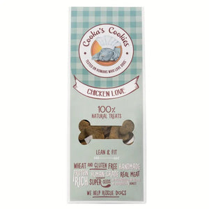 Biscuits Artisanaux pour chien - Poulet et Carottes - Cooka's Cookies - La Patte Verte