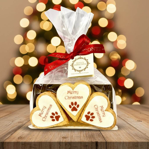 Biscuits de Noël Cœurs – Faits Main pour Chiens - La Patte Verte