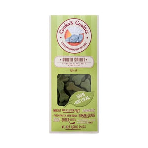 Biscuits digestion aux pommes et à la spiruline pour Chien - Cooka’s Cookies - La Patte Verte
