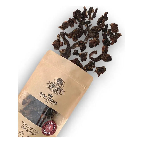 Bouchées de cerf friandises naturelle pour chien et chat - La Patte Verte