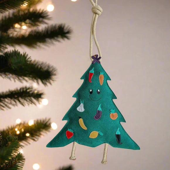 Carol l'arbre de Noël, jouet écologique pour grand chien - La Patte Verte