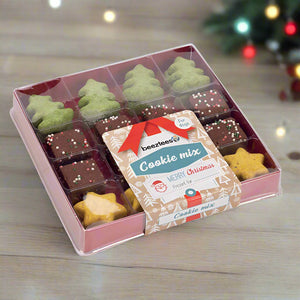 Coffret de 32 biscuits de Noël pour chien - La Patte Verte