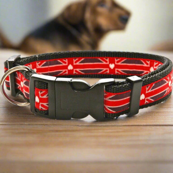 Collier pour Chien 'Drapeau du Royaume Uni'