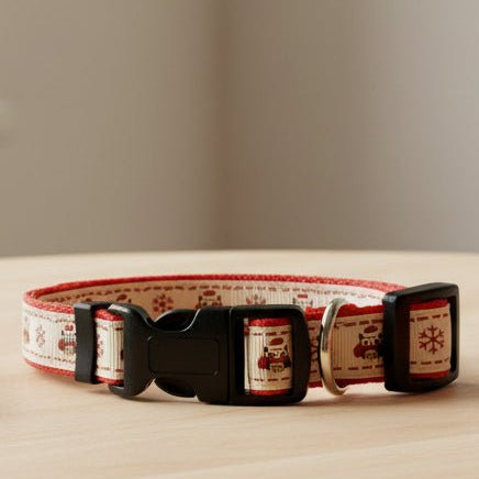 Collier pour Chien Hibou de Noël - La Patte Verte