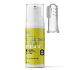 Dentifrice à base d'argent colloïdal pour chien - La Patte Verte