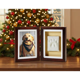 Double Cadre Photo & Empreinte de Patte. Pour Chien ou Chat - La Patte Verte