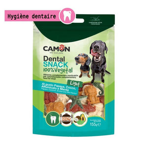 Friandises dentaire veggie papaye, coco, BBQ et menthe - La Patte Verte