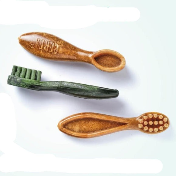 Friandises Dentaires Brosse à dents pour Chien de Grande Taille 19cm - La Patte Verte