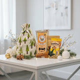 Hotte de Noël pour chien remplie de friandises naturelles - La Patte Verte