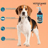 Huile de saumon pour chiens et chats Vetocanis 250ml - La Patte Verte