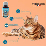 Huile de saumon pour chiens et chats Vetocanis 250ml - La Patte Verte