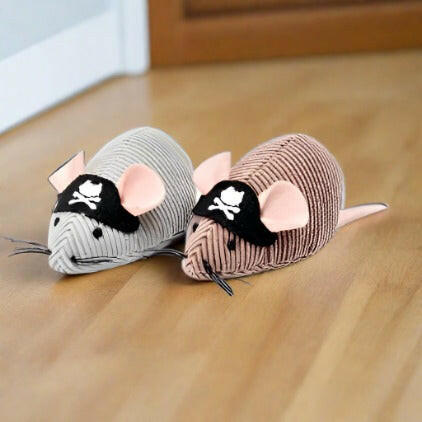 Jouet sourit Pirate en velours pour chat