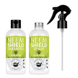 Kit Antiparasitaire Naturel pour Chien – Spray & Shampooing Neem Pet Shield - La Patte Verte