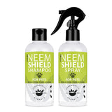 Kit Antiparasitaire Naturel pour Chien – Spray & Shampooing Neem Pet Shield - La Patte Verte