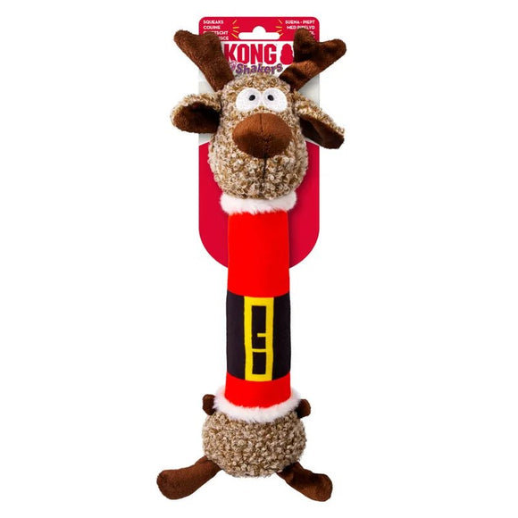 KONG Holiday Shakers Luvs Reindeer – Jouet de Noël pour Chien - La Patte Verte