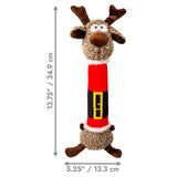 KONG Holiday Shakers Luvs Reindeer – Jouet de Noël pour Chien - La Patte Verte
