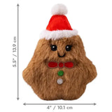 KONG Holiday Snuzzles Mini Gingerbread – Jouet de Noël pour Petits Chiens - La Patte Verte