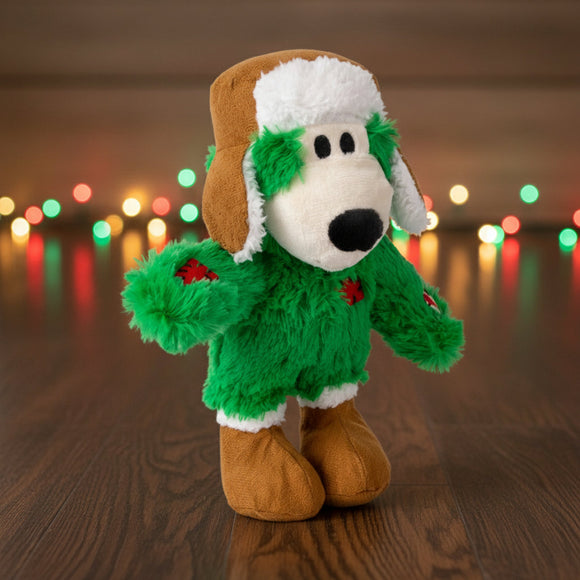 KONG Holiday Wild Knots Bear – Jouet de Noël pour Chien - La Patte Verte