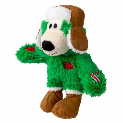 KONG Holiday Wild Knots Bear – Jouet de Noël pour Chien - La Patte Verte