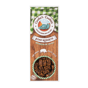 Nuggets de sanglier pour chien Cookies Cooka - La Patte Verte