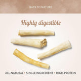 Queue de Bœuf Naturelle pour Chien - La Patte Verte