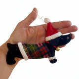 Suspension de Noël Teckel - La Patte Verte