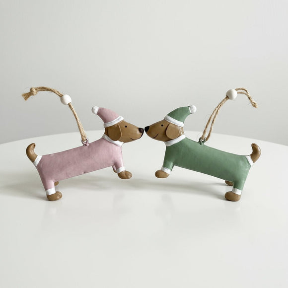 Teckel Suspension de Noël - La Patte Verte