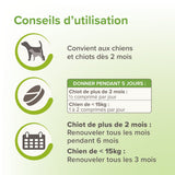 Vermipure, Comprimés pour chiot et petit chien < 15kg - La Patte Verte