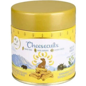 Biscuit au fromage de yak, Bananes et Beurre de cacahuètes - Cheesecuits - La Patte Verte