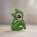 Broche en forme de chat - La Patte Verte