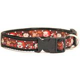 Collier pour chien Noël 'bonhomme de neige marron' - La Patte Verte