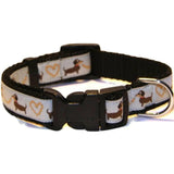 Collier pour chien 'Teckel gris' - La Patte Verte