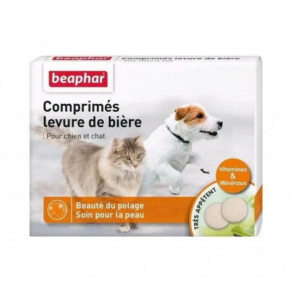 Comprimés Levure de bière Beaphar pour chien et chat - La Patte Verte