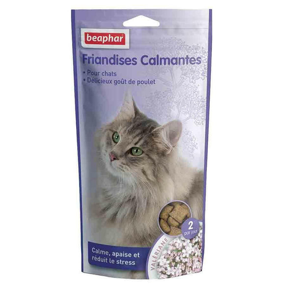 Friandises calmantes a la valeriane pour chat 35 g - La Patte Verte