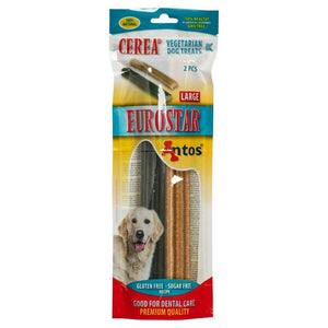 Friandises Dentaires Naturelles Bâtonnets pour chien grande Eurostar - La Patte Verte