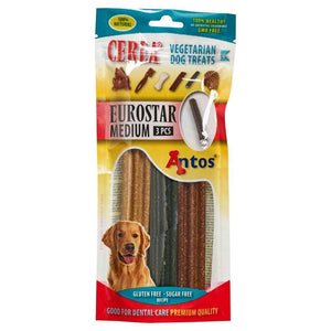 Friandises Dentaires Naturelles Bâtonnets pour chien moyen Eurostar - La Patte Verte