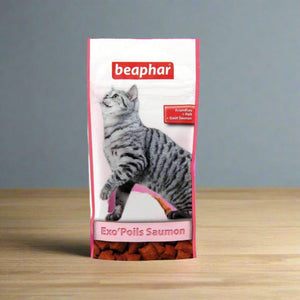 Friandises Exo'Poils goût saumon pour chat Beaphar - La Patte Verte