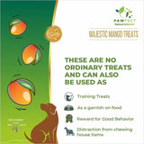 Friandises naturelles pour chien - mangue - La Patte Verte