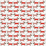 Papier cadeau Noël à motif teckel - La Patte Verte