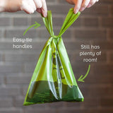 Sac ramasse-crottes biodégradable sac avec poignées 'Earth Rated' - La Patte Verte