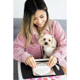 Suspension empreinte de patte plâtre pour chien ou chat - La Patte Verte